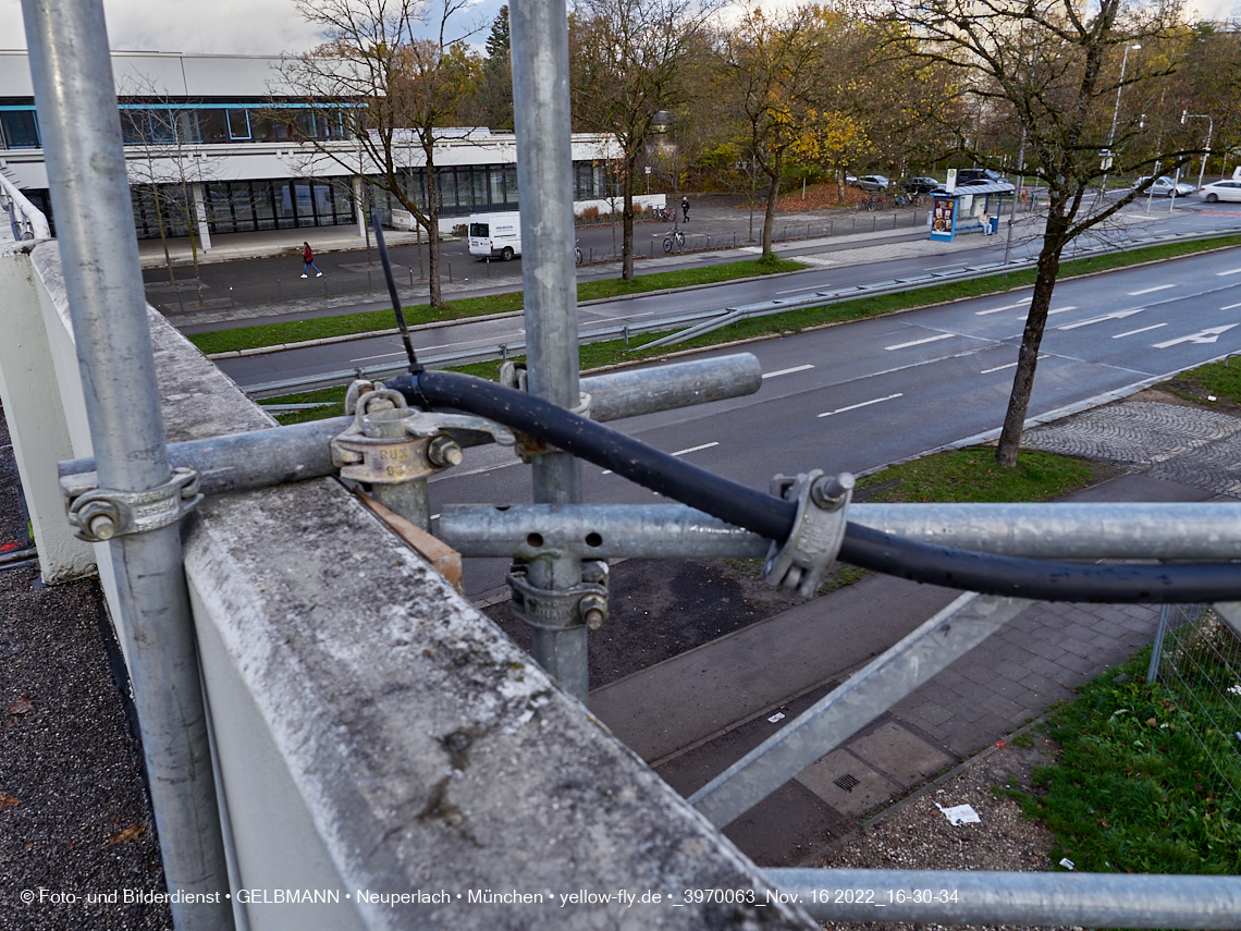 16.11.2022 - Baustelle an der Quiddestraße Haus für Kinder in Neuperlach
